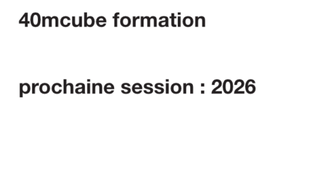 prochaine session de la formation en 2026